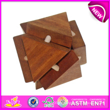 Cross Lock Holzspiele für Kinder, Holzspielzeug Geschenk Holzschloss Spielzeug für Kinder, Lernspielzeug Holzschloss Spielzeug für Baby W03b021